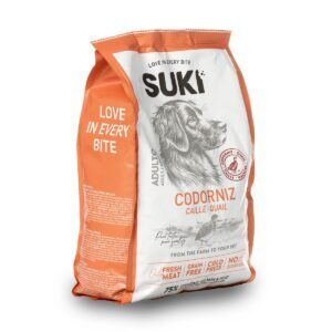 Auksti presēta barība ar paipalu un lasi 3 kg